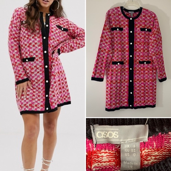ASOS Dresses & Skirts - ASOS tweed dress. Size 0